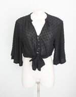 blusa lucidez feminina preta