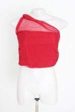 cropped renner feminino vermelho com forro