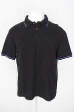camisa polo tng masculina preta