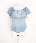 blusa colcci feminina azul