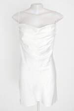 vestido renner feminino branco com pregas
