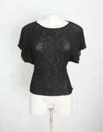 blusa zara feminina preta
