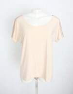 blusa feminina bege com bordado