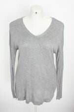 blusa renner feminina cinza com barra mullet