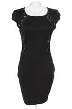 vestido feminino gazar preto com renda