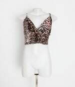 top cropped feminino estampado 