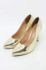 scarpin vizzano feminino dourado