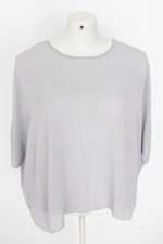 blusa feminina cinza com transparência