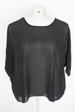 blusa feminina preta com transparência