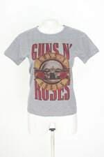 camiseta baby look feminina cinza
