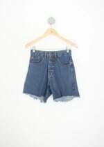 shorts jeans feminino azul