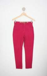 calça de sarja Oh, Boy feminina rosa