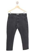 Calça jeans feminina cinza