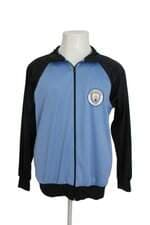 Jaqueta Manchester CIty masculina azul com recortes
