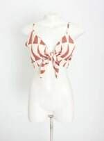 top feminino estampado