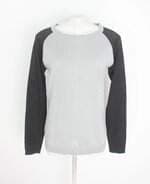 blusa de tircô basic + feminina bicolor com brilho