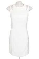 vestido curto pedro motta branco com forro