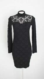 vestido feminino preto com forro