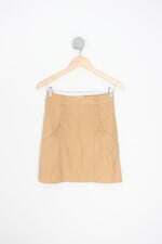 saia lado basic feminina bege