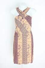 vestido feminino estampado com forro