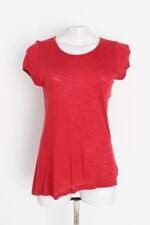 blusa il shin feminina vermelha com renda