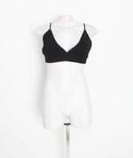 top cropped de tricô zara feminino preto