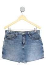 shorts saia C&A feminino azul