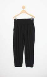 calça de tecido feminina preta