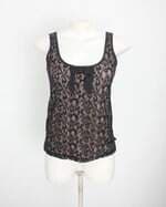 regata accade feminina preta com renda