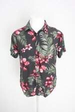 camisa resort shirt masculina estampada