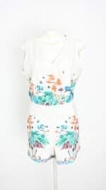 macaquinho kiss me feminino estampado