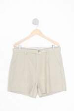 shorts feminino bege com cinto