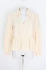 blusa C&A feminina amarela com bordado