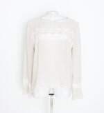 blusa nem feminina gelo com transparência