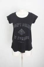 blusa lab sete sete feminina estampada com fenda e silk