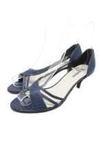 sandália feminina stontee croco azul