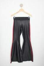 calça de tecido feminina preta