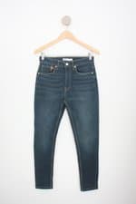calça slim zara feminina azul