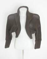 casacode tricô club monaco feminino marrom