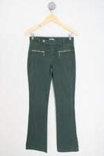 calça de sarja Maria Filó feminina verde