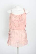 blusa animale feminina rosa estampada com transparência