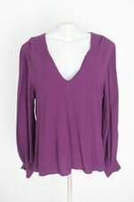 blusa nv feminina roxa
