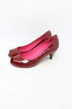 peep toe zeferino feminino vermelho