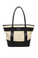Bolsa feminina Constance bege e preta
