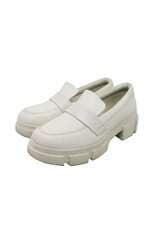 mocassim tratorado quiz feminino off white