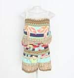 macaquinho feminino estampado