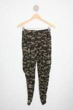 calça de tecido feminina estampada