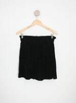 saia zara feminina preta