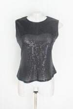 blusa oxo paxo feminina preta com aplique
