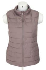 colete puffer Hering feminino marrom com forro